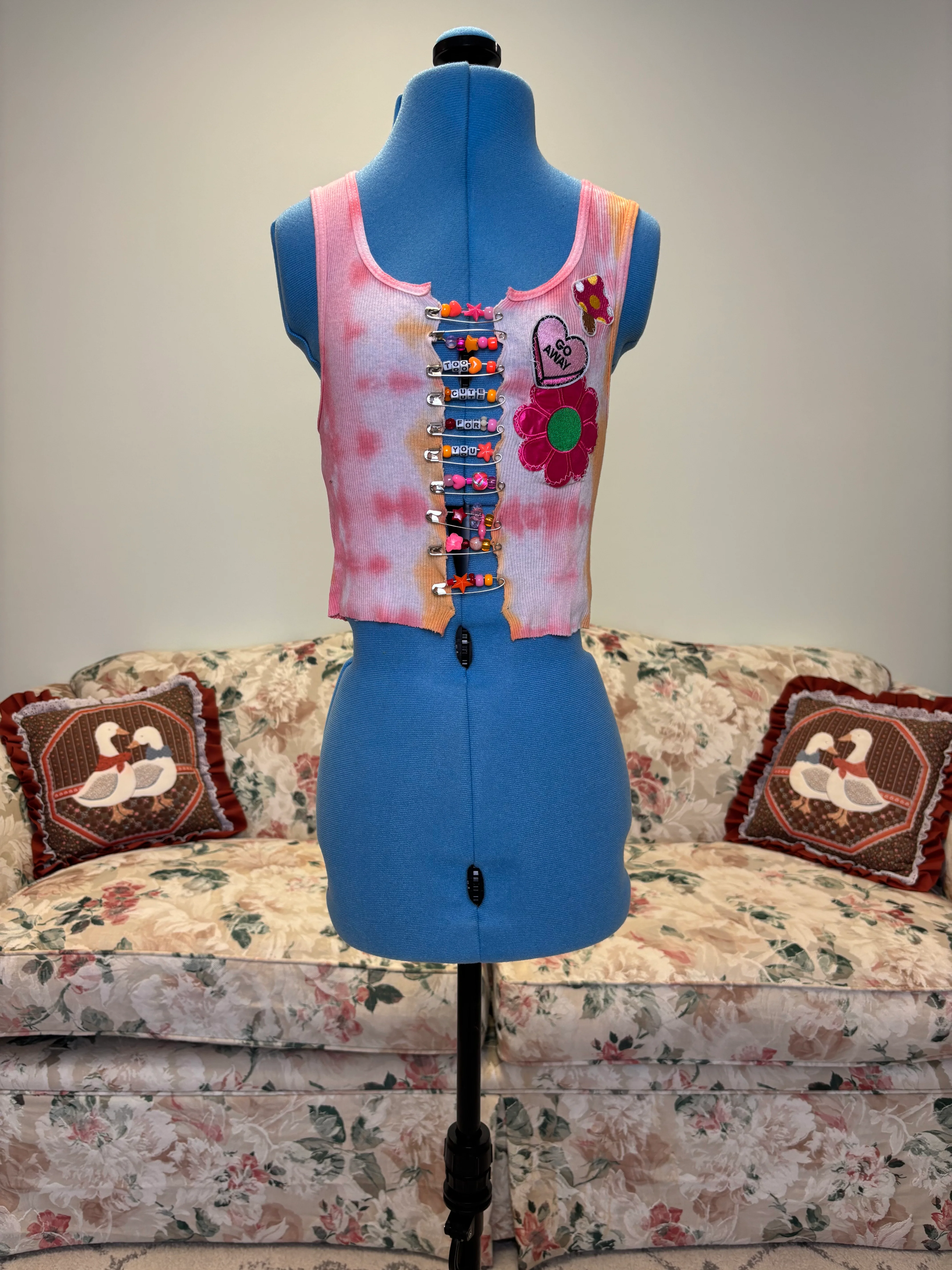 {Zig Zag} Safety Pin Tank Top