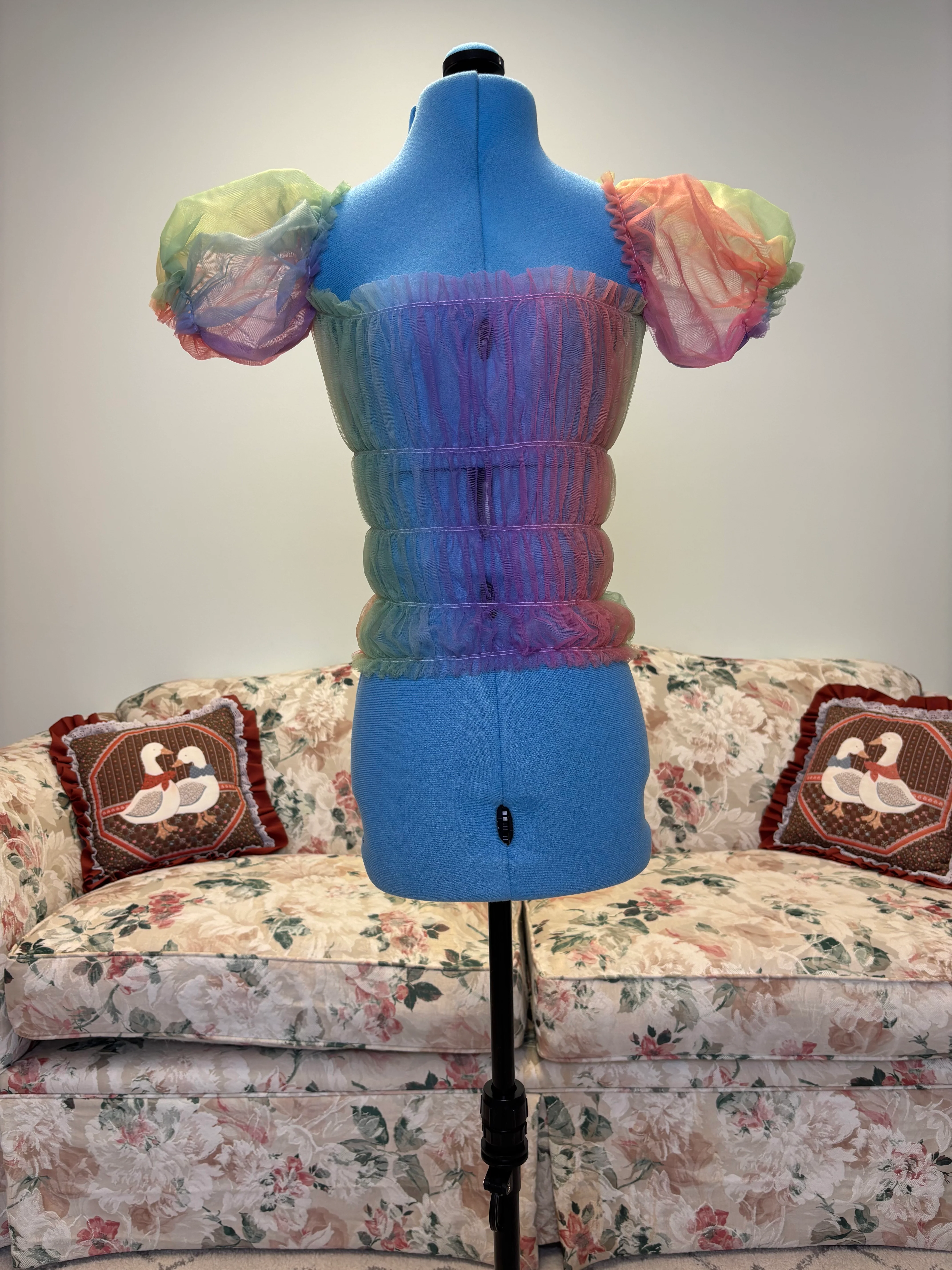 {Lirika Matoshi} Mesh Top